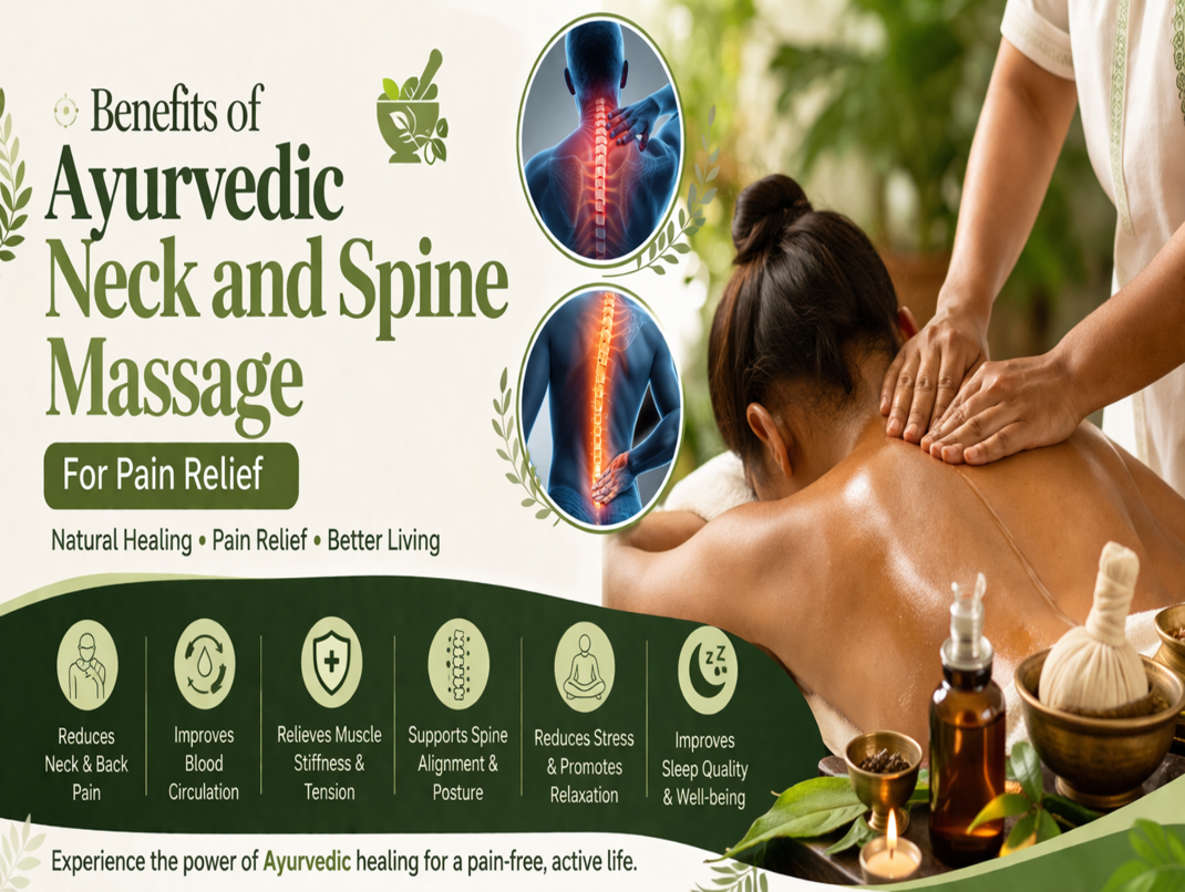 Benefits of Ayurvedic Neck and Spine Massage for Pain Relief
