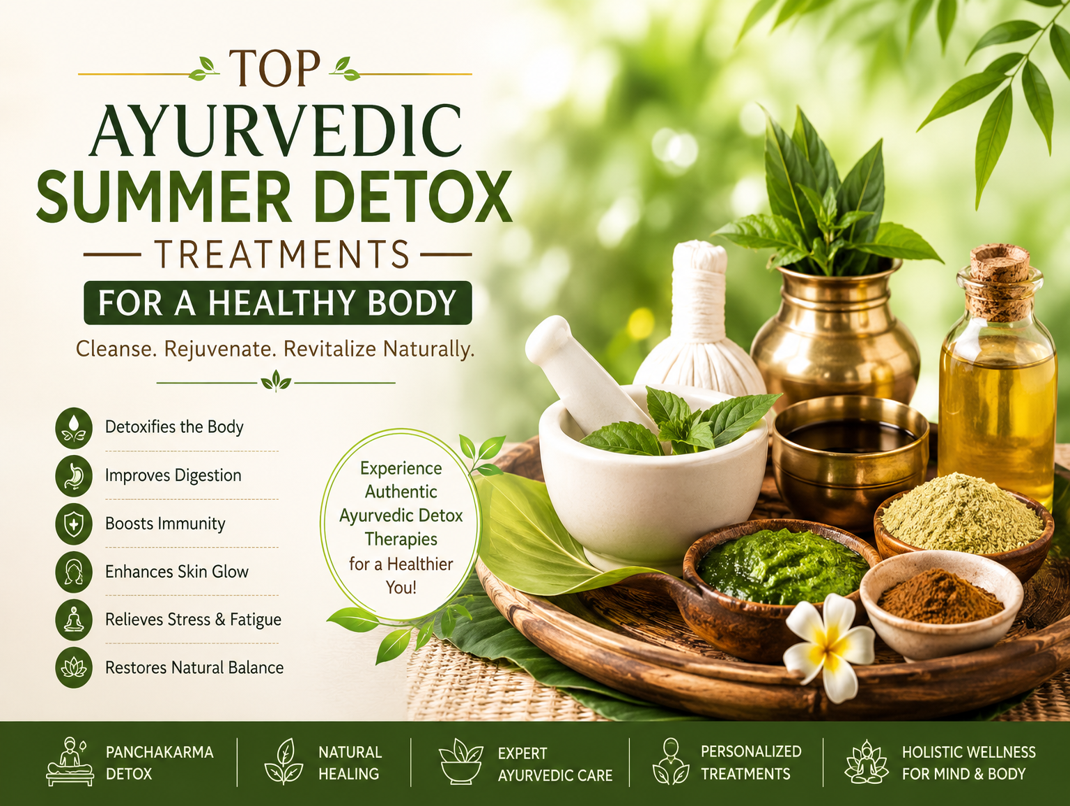 Top Ayurvedic Summer Detox Treatments for a Healthy Body