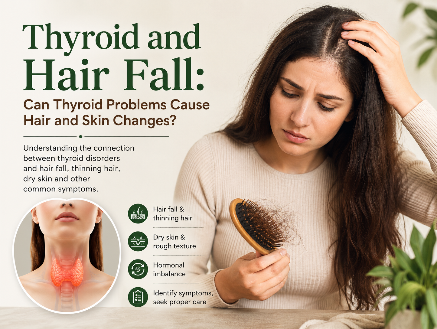 Thyroid and Hair Fall: Causes of Hair & Skin Changes