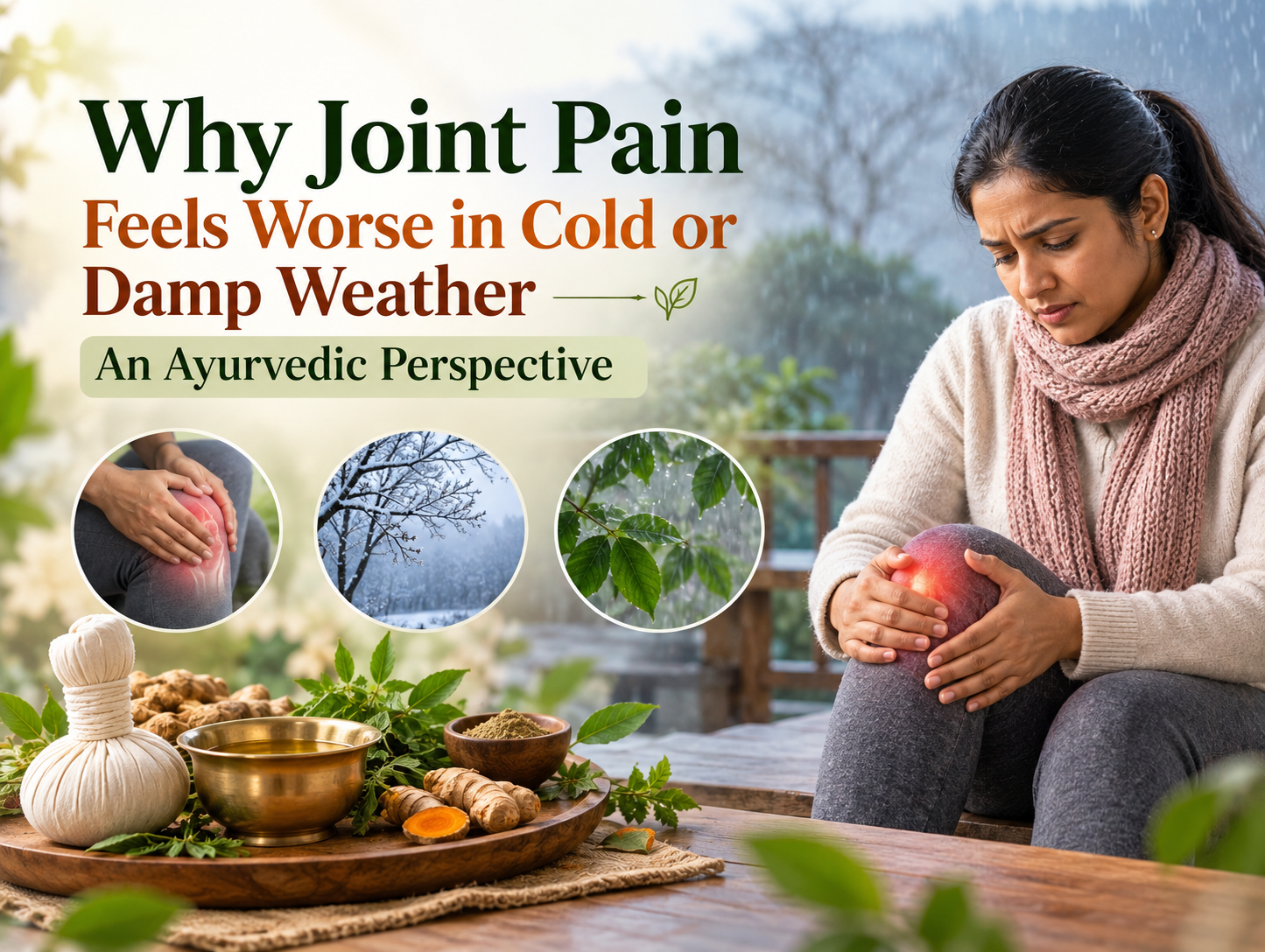 Why Joint Pain Feels Worse in Cold or Damp Weather: An Ayurvedic Perspective