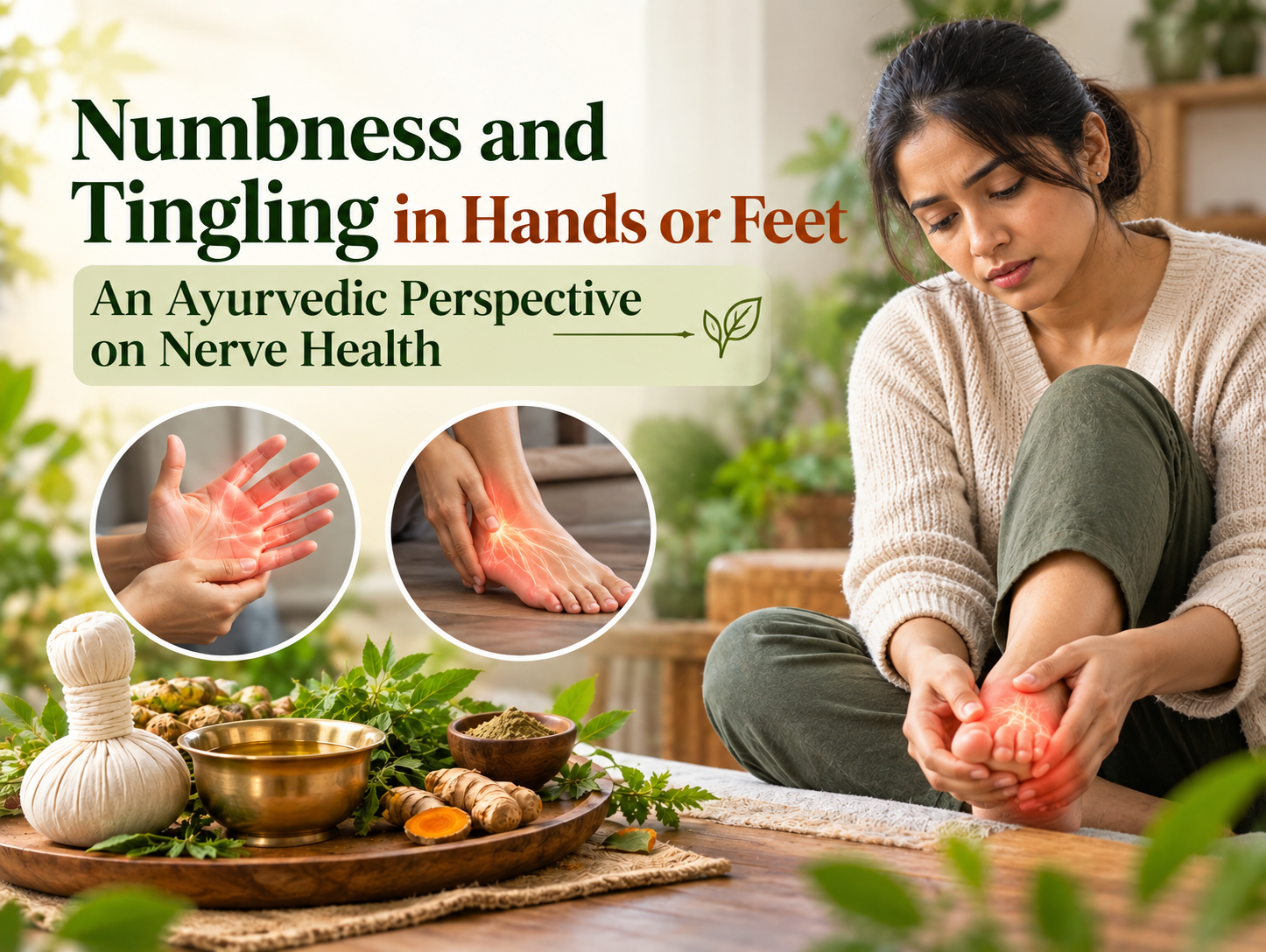 Numbness and Tingling in Hands or Feet: An Ayurvedic Perspective on Nerve Health