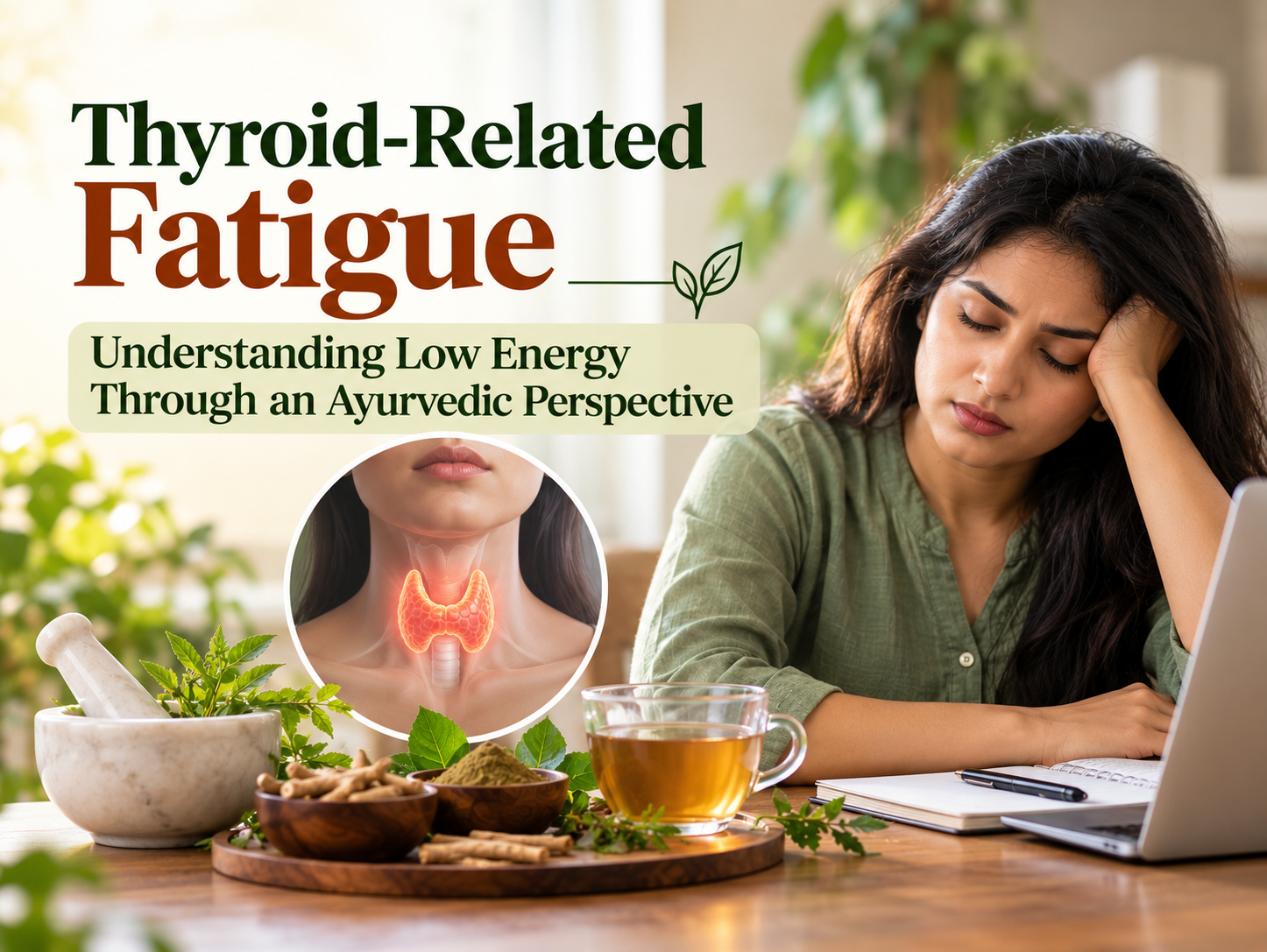 Thyroid-Related Fatigue: Understanding Low Energy Through an Ayurvedic Perspective